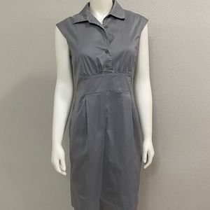 Ann Taylor Grey Sheath Dress.